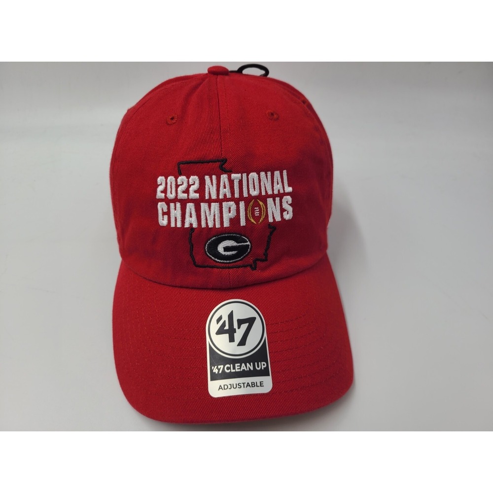 University of Georgia Bulldogs 2022 National Champions 47 Brand Hat Cap NCAA Red